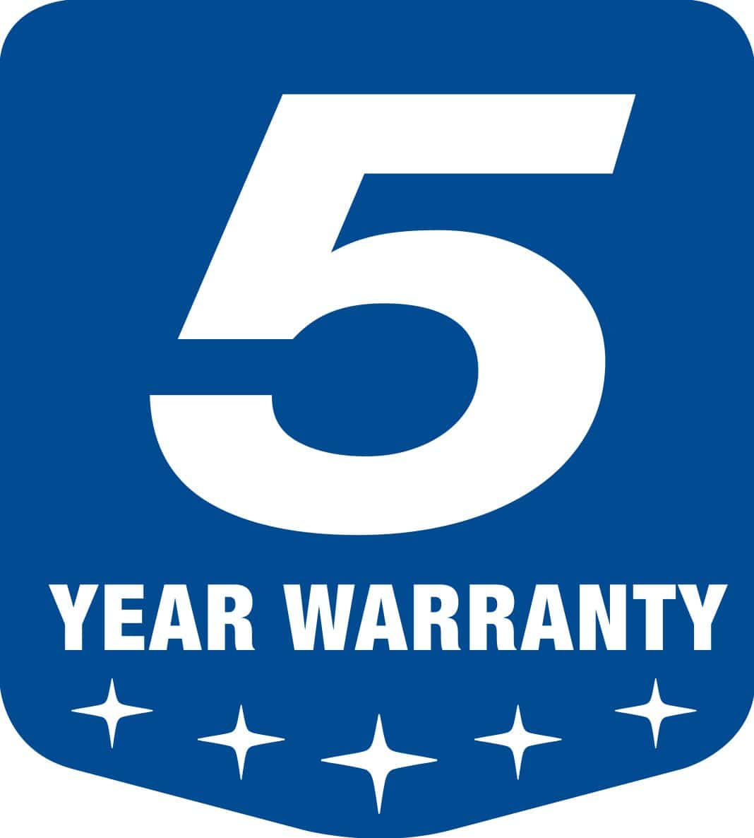 Subaru 5 year Warranty logo